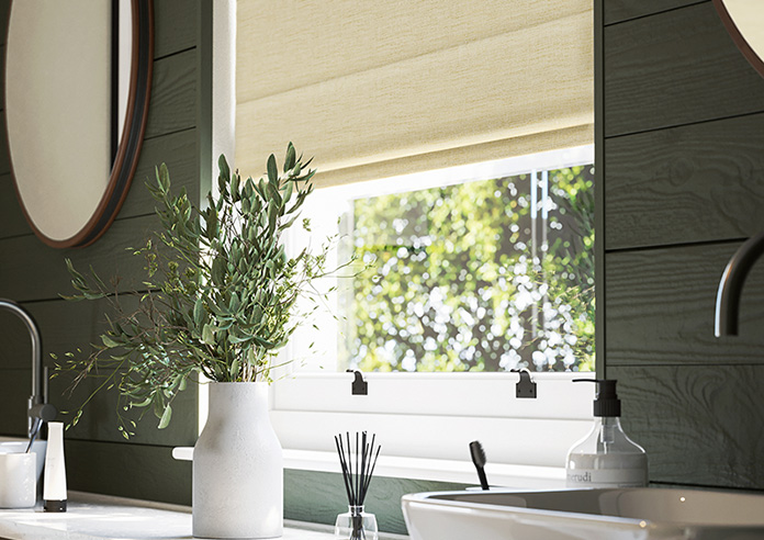 Sinclair, Cream Citrine - Twist&Fit Roman Blind - Image 5
